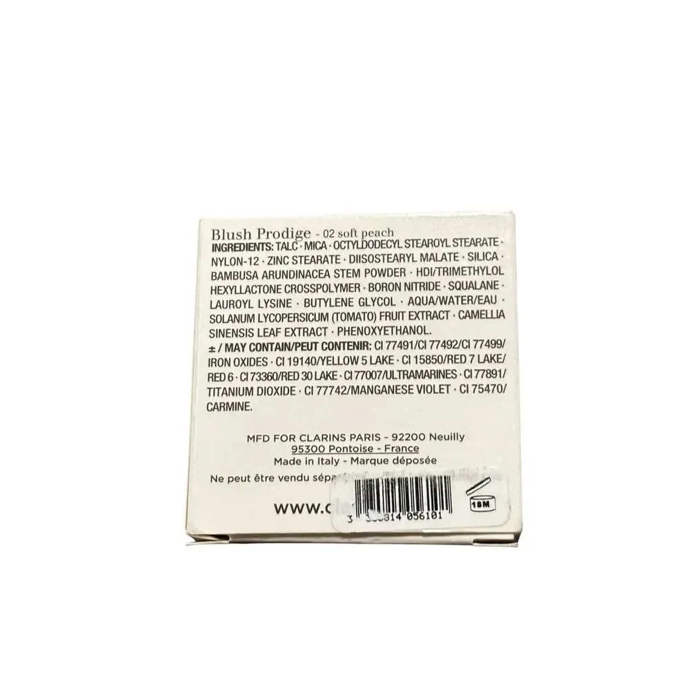 Clarins Blush Prodige – #02 Soft Peach • Illuminating Mosaic Blush • NIB
